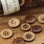 Coconut Buttons - Hearts Point Store Go Handmade
