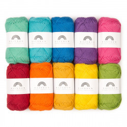 Rainbow Cotton 8/8 Color Pack 09