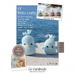 Pattern Pack (Crochet) - Baby Birds & Rattle
