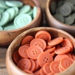Vintage Buttons - Terracotta - Multiple sizes Accessories Go Handmade