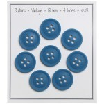 Vintage Buttons - Blue - Multiple sizes Accessories Go Handmade