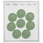 Vintage Buttons - Spring Green - Multiple sizes Accessories Go Handmade