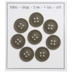 Vintage Buttons - Olive - Multiple sizes Accessories Go Handmade