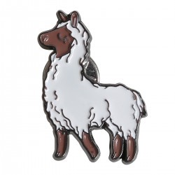Pin – Alpaca – From the side