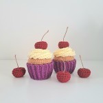 Cupcakes with cherries Patterns 
