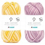 Baby Cotton Organic - Pastel Print Yarn Hobbii