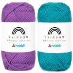Rainbow Cotton 8/8 Yarn Hobbii